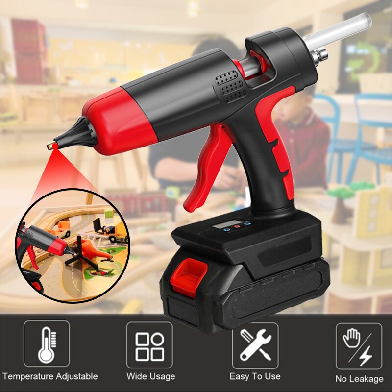 21V 1000W Cordless Melt Glue Gun for 11mm Glue Stick Rechargeable Li-ion Battery Home DIY Repair Tool with Makita Battery