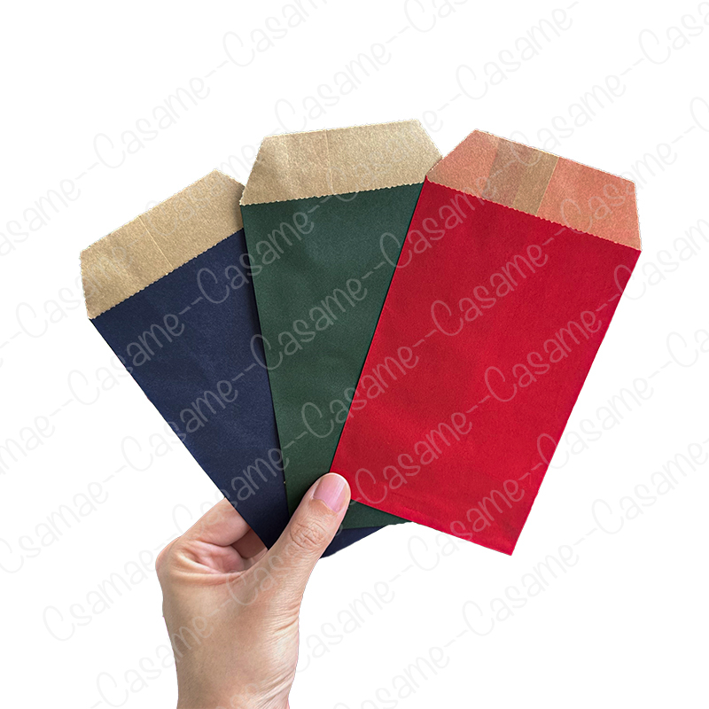 8x15cm 50pcs Kraft Paper Bags with White Polka Dot Pattern - Perfect for Weddings, Parties, and Small Business Supplies