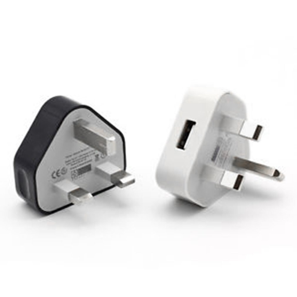 UK Plug 3 Pin USB Plug Adapter Charger Power Plug Wall Socket USB Ports For Phones Tablets Chargeable Devices For Travel Home