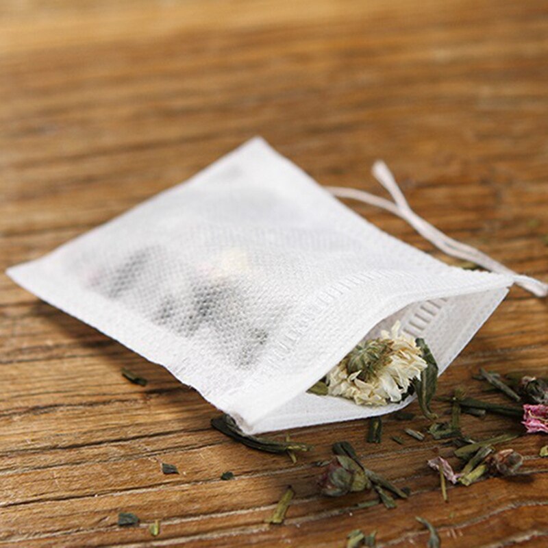 100 sztuk torebki herbaty torby robić torebki herbaty Infuser z strunowy uzdrowić foka 5x7CM saszetka bibuła filtracyjna torebki puste torebki herbaty