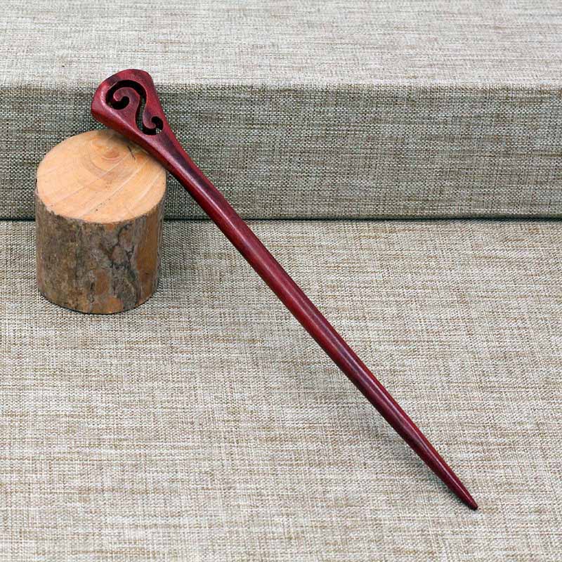 1pc FORSEVEN czerwone drzewo sandałowe szpilki do włosów pałeczki do włosów drewno zwierząt ptak Phoenix spinki chluba kobiety nakrycia głowy akcesoria do włosów JL: Style 9