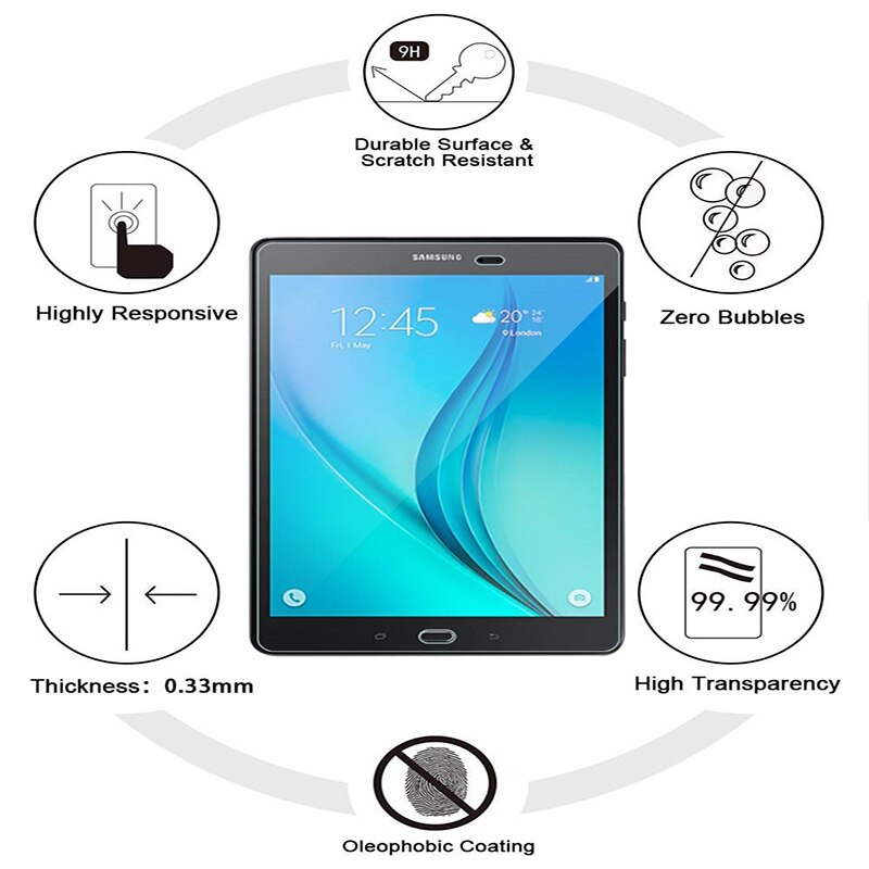 Hd Gehard Glas Voor Samsung Galaxy Tab S3 T820 T825 9.7 Inch Tablet Screen Protector Beschermende Flim Voor SM-T820 Glas 9H 2.5D