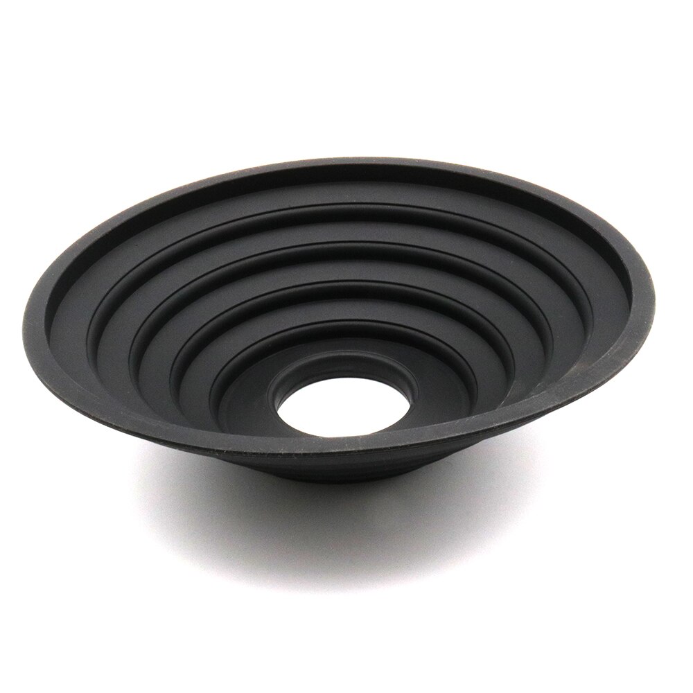 For All Camera Lenses with front outer diameter of 50mm-70mm , Universal Silicone Rubber Collapsible Reversible Lens Hood