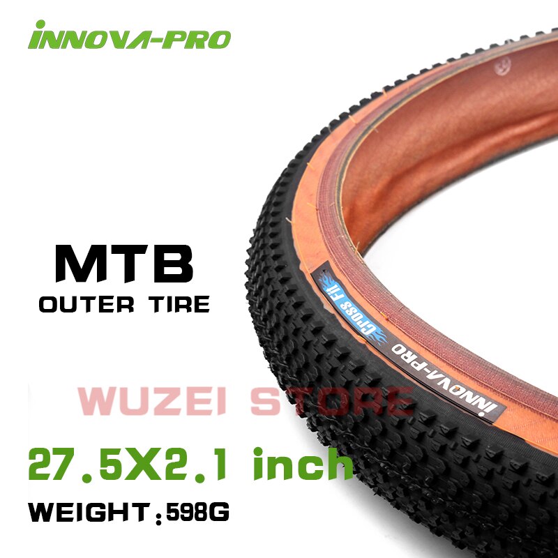 INNOVA ultraligero neumáticos bicicleta montaña 26 27,5x29x2,1/2,25 pulgadas neumático Anti-pinchazos no neumático plegable bicicleta neumáticos partes: 1pcs 27.5x2.1