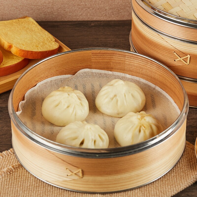 Gotowanie bambusowe naczynie parowe ryby ryż przekąska kosz naczynia kuchenne ryby ryż Dim Sum kosz ryż kuchenka do gotowania makaronu jedzenie gotowane na parze nadziewane