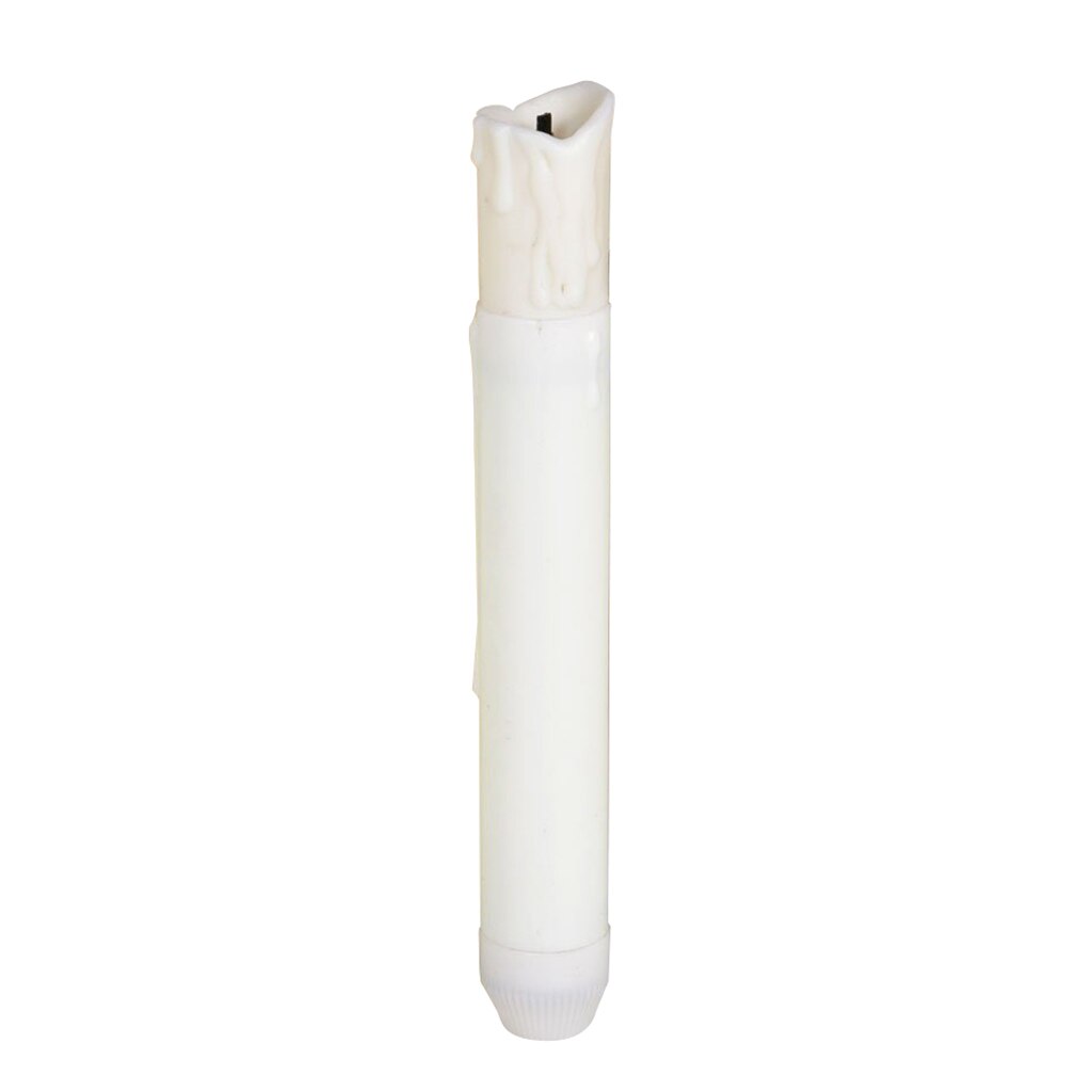 Baoblaze Various Tall Long Electric LED Candle Flameless Flickering Decorative Candle for Church Home Wedding Party Decor: 155mm