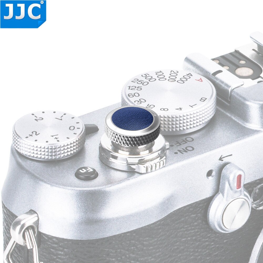 deluxe kamerautløserknapp metall til fujifilm  x100v x -t4 xt30 ii xt20 xt10 xt3 xt2 xpro 2 x100f x100t sony  rx1r rx10iv: Srb-gr blå