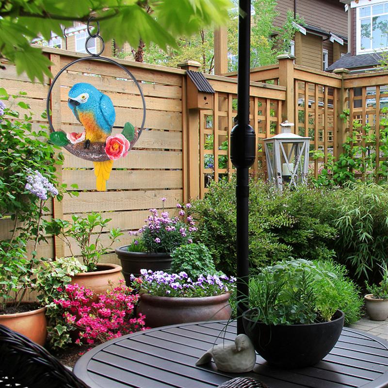 Tuin Accessoires Jardineria Outdoor Delicate Simulatie Papegaai Versiering Venster Tuinieren Decoratie Nep Vogel Model