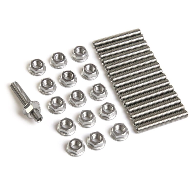 16 Pcs Stainless Exhaust Manifold Stud Nuts kit fo... Grandado