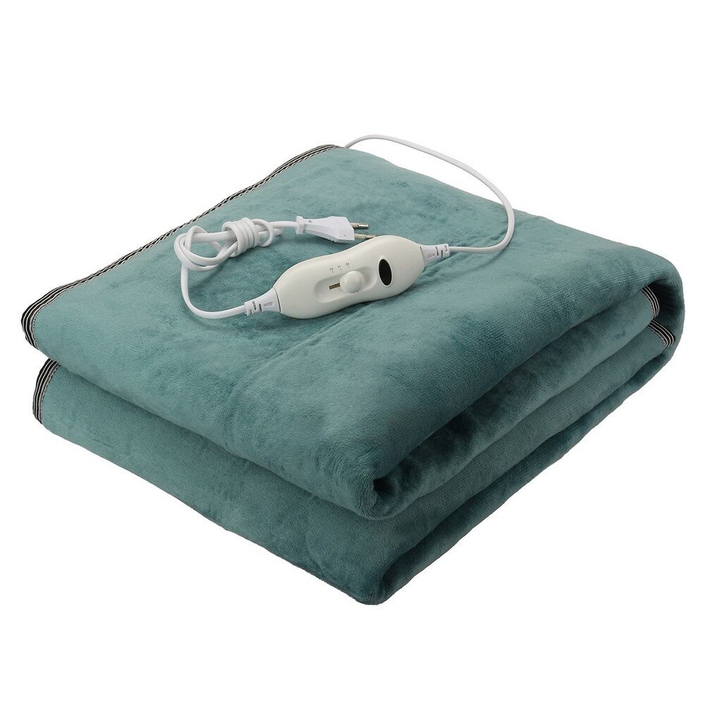 Electric Blanket 110V/220V Warm Bed Heater Thermostat Electric Bed Warmer Pad Soft heated blanket Warmer Heater Security Carpet: 150X65cm / 110V
