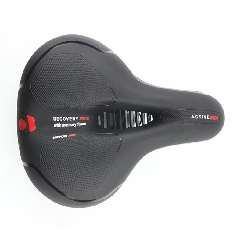 Comfort Bike Seat,Wide Bicycle Saddle Replacement Memory Foam Padded Soft Bike Cushion with Absorbing Universal Fit