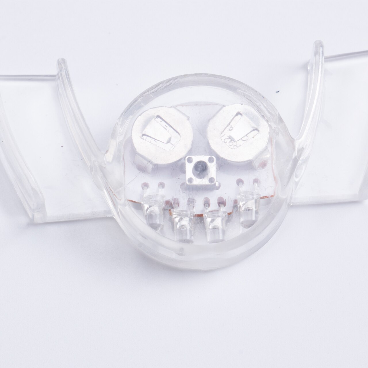 Flashing LED Light Up Mouth Braces Piece Glow Teeth Halloween Party Glow Tooth Light Up Mouthpiece Rave glow stick