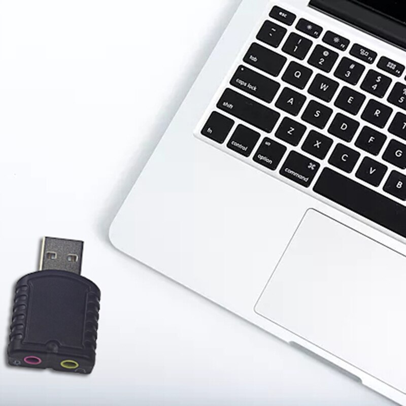 Portable USB External Sound Card Microphone Earphone USB Stereo Sound Adapter for PC Headphone MIC