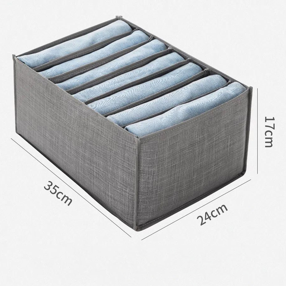 Caja de almacenamiento de ropa, organizador de ropa interior, sujetador, organizador de guardarropa, cajones, cajas separadoras, suministros de almacenamiento para el hogar: Amarillo claro