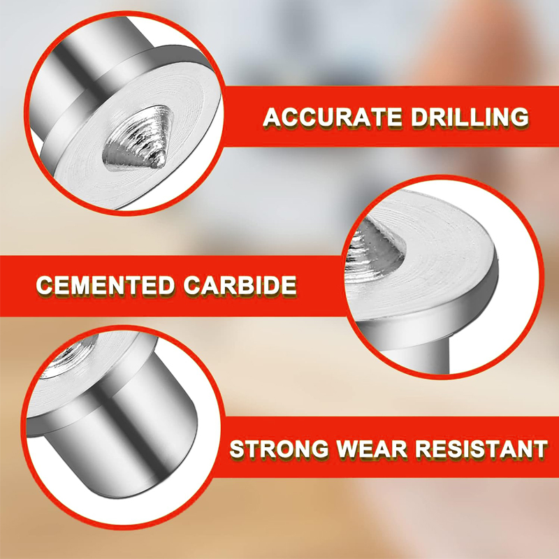 4/8pcs 6-12mm panel furniture positioning woodworking log dowel tip round log pin positioner wood pin center punching fittings