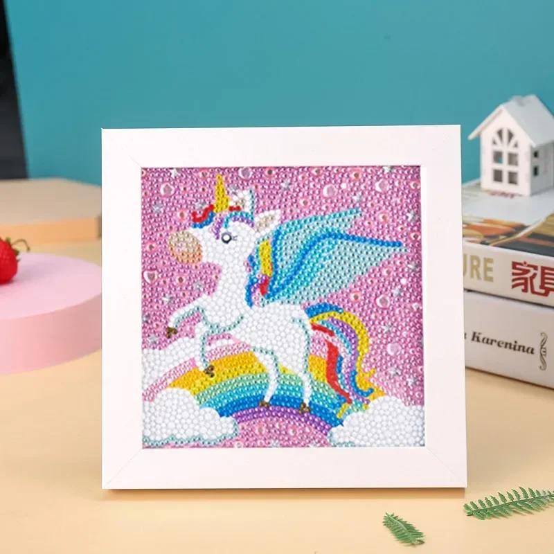 DIY Cartoon Animal Diamond Paintings Children Diamond Stickers Irregular Diamond Stickers Birthday Decoration