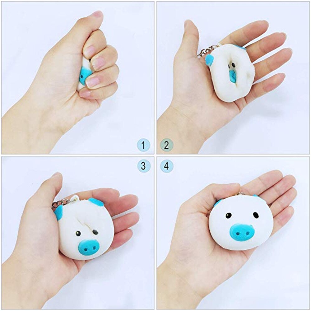 Random 30 Pcs Squishy Ice Cream Scented Slow Rising Kawaii Simulation Lovely Toy Soft Food Squishi Ice Squishy Toy Squishies