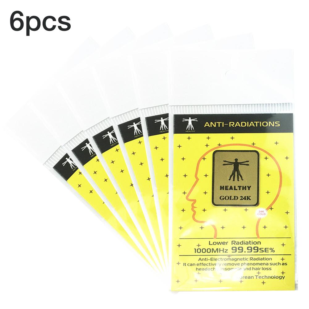 6 Pack Anti EMF Radiation Protection Shield Sticker EMF Protection Cell Phone For Laptop And All Electronic Devices: Default Title
