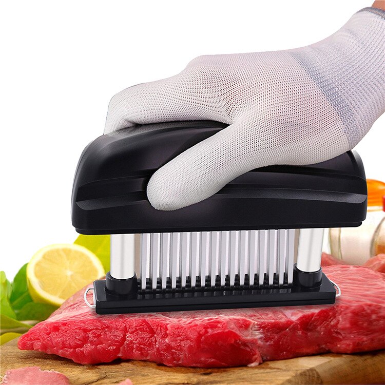 48 Blades Needle Meat Tool Tenderizer Machine Stainless Steel Knife Meat Beaf Steak Mallet 5859