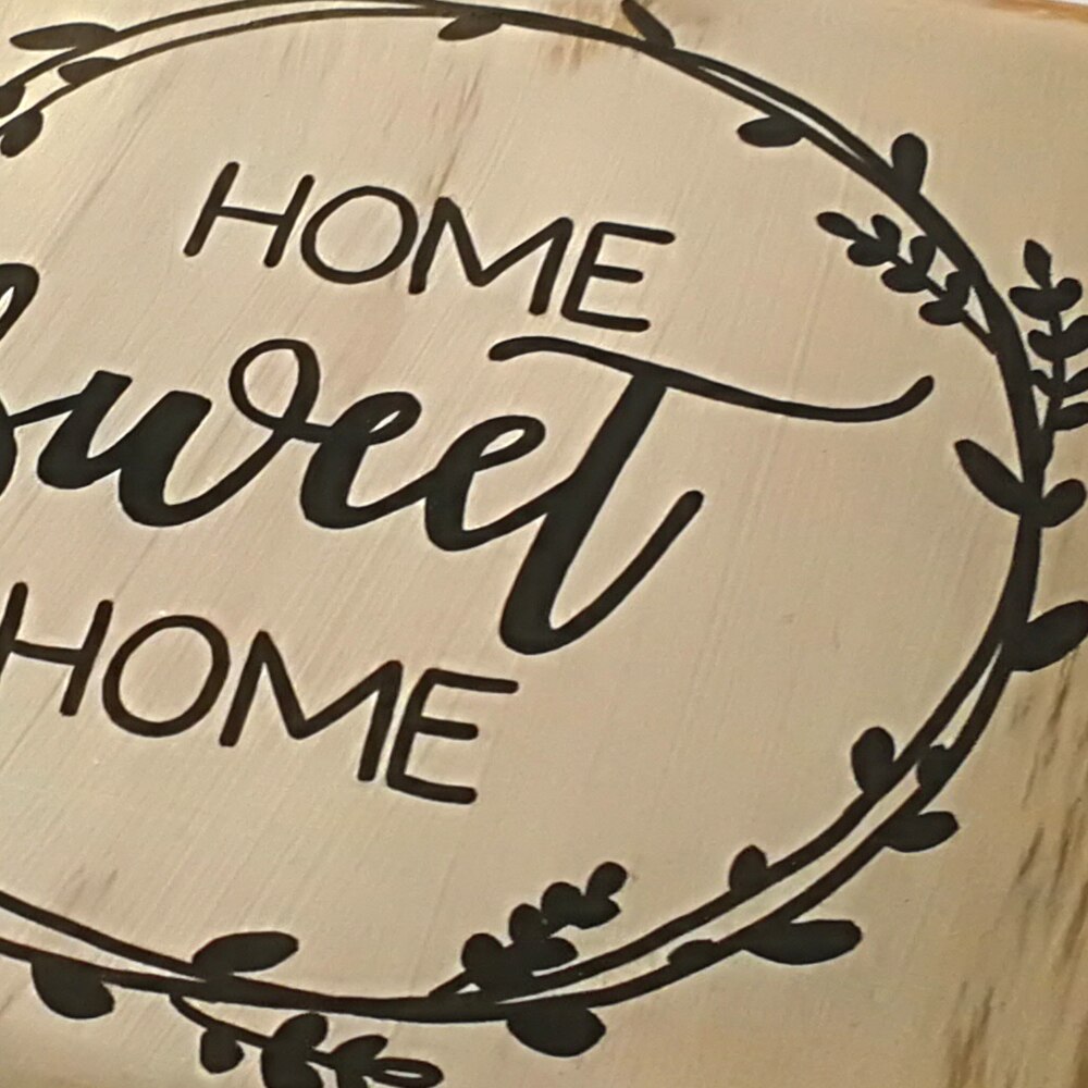 1 Pcs Decorative Rustic Wood Signs Home Decor Sweet Sign Plaque Housewarming Farmhouse Style Distressed Ornament