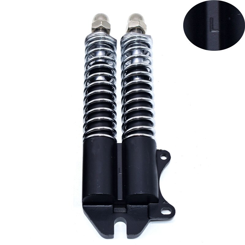 10 Inch Electric Scooter Double Drive Hydraulic Front Shock Absorber 12mm Thick Double Oil Pressure Strong Shock Absorption: B