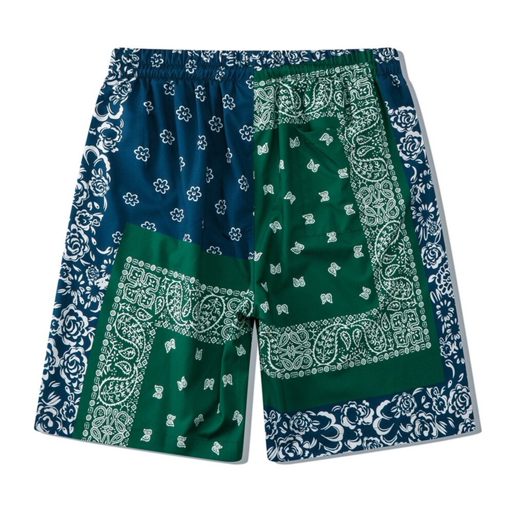 Ensemble de plage et de pour homme et femme, matière fine, Bandana, vert, été