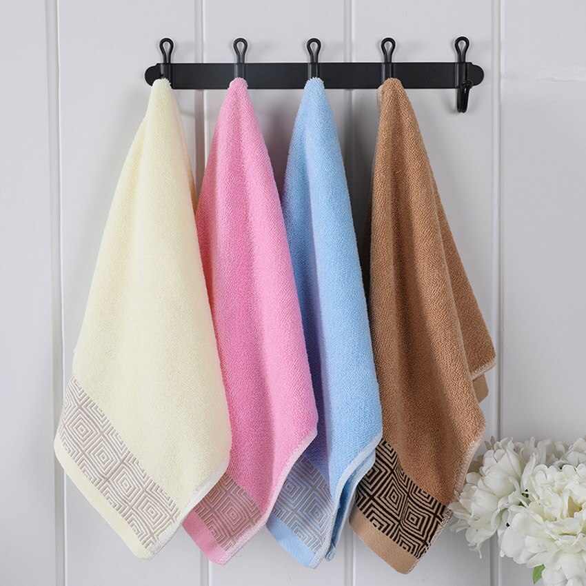 Ansiktshåndkle geometrisk bomull håndklær moderne bad hjemmehotell for barn voksen 34*75cm toalla ansiktsbehandling visage serviette toalha