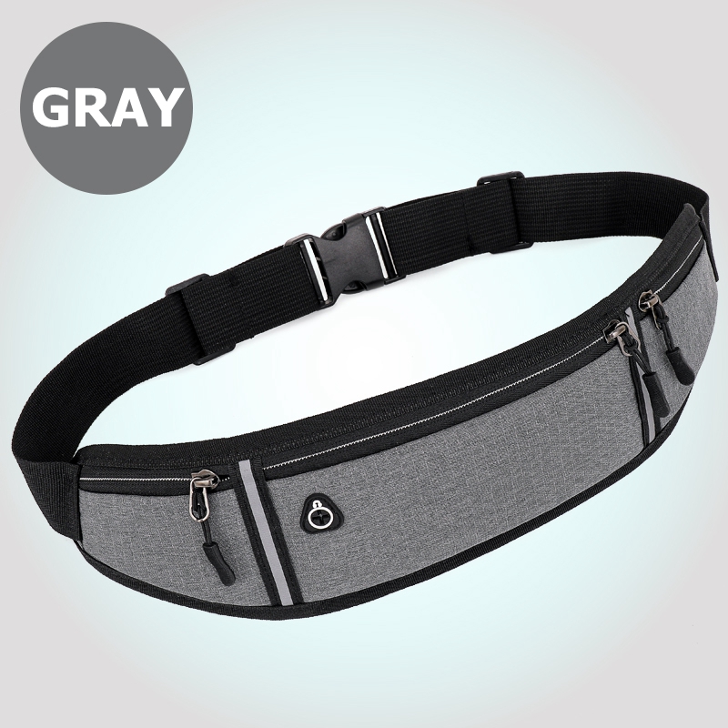Professionele Hardloop Heuptas Sport Riem Etui Mobiele Telefoon Case Mannen Vrouwen Verborgen Tas Gym Sporttassen Hardloop Riem Taille Pack: Blauw