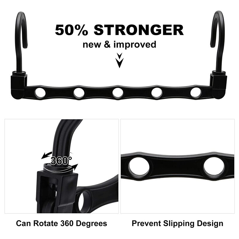 Kast Organisatoren En Opslag, Closet Organizer Hanger Voor Zware Kleding, 12 Pack Closet Opslag Ruimtebesparend Hangers