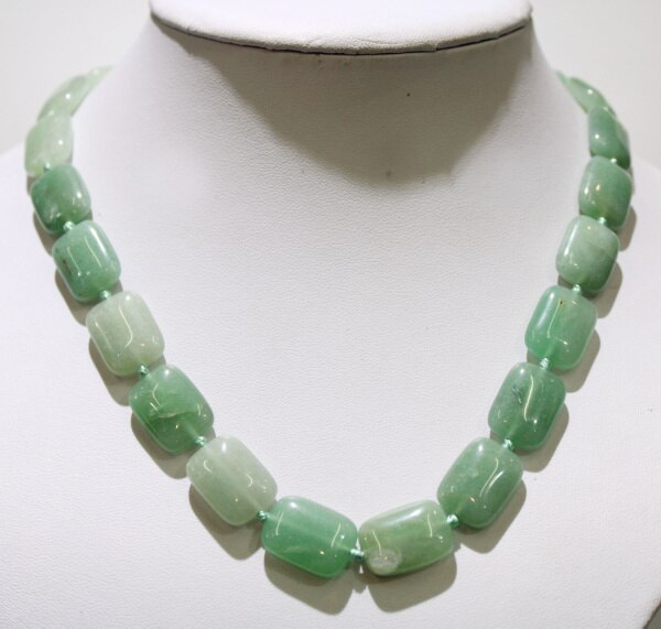 natural stone necklace crystal agates malachite tiger eye Square beads for women jewelry necklace vintage style 18 inches: NO.13