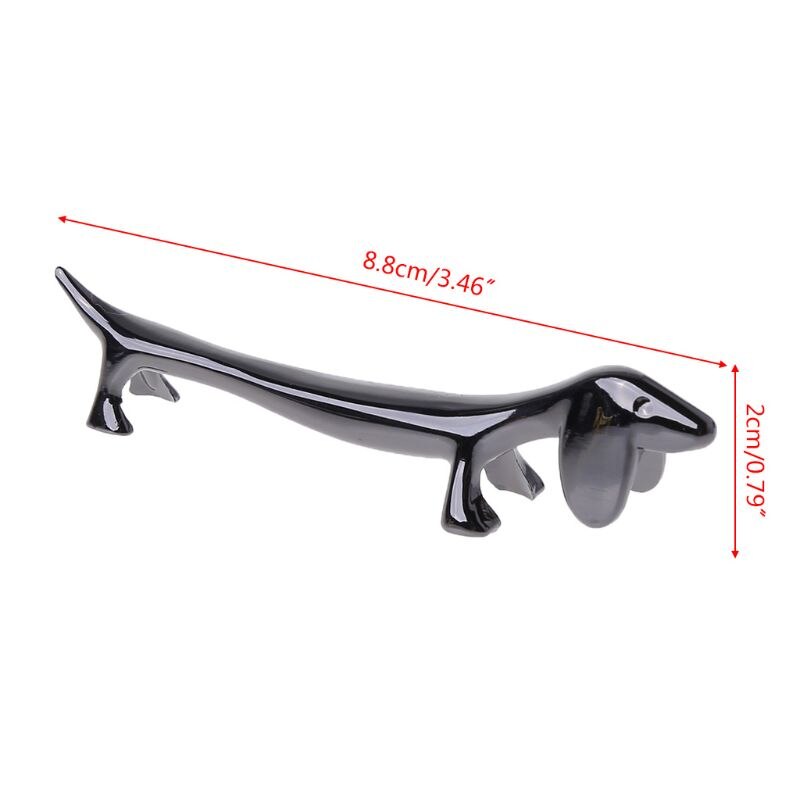 Zinc Alloy Lovely Dog Chopsticks Stand Rack Spoon Fork Knife Rest Storage Holder Decoration