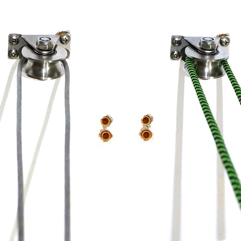 1-Pakiet v-rodzaj stalowe koło linowe blokowe wyciszenie łożyska rowek rolka przesuwna koło jezdne