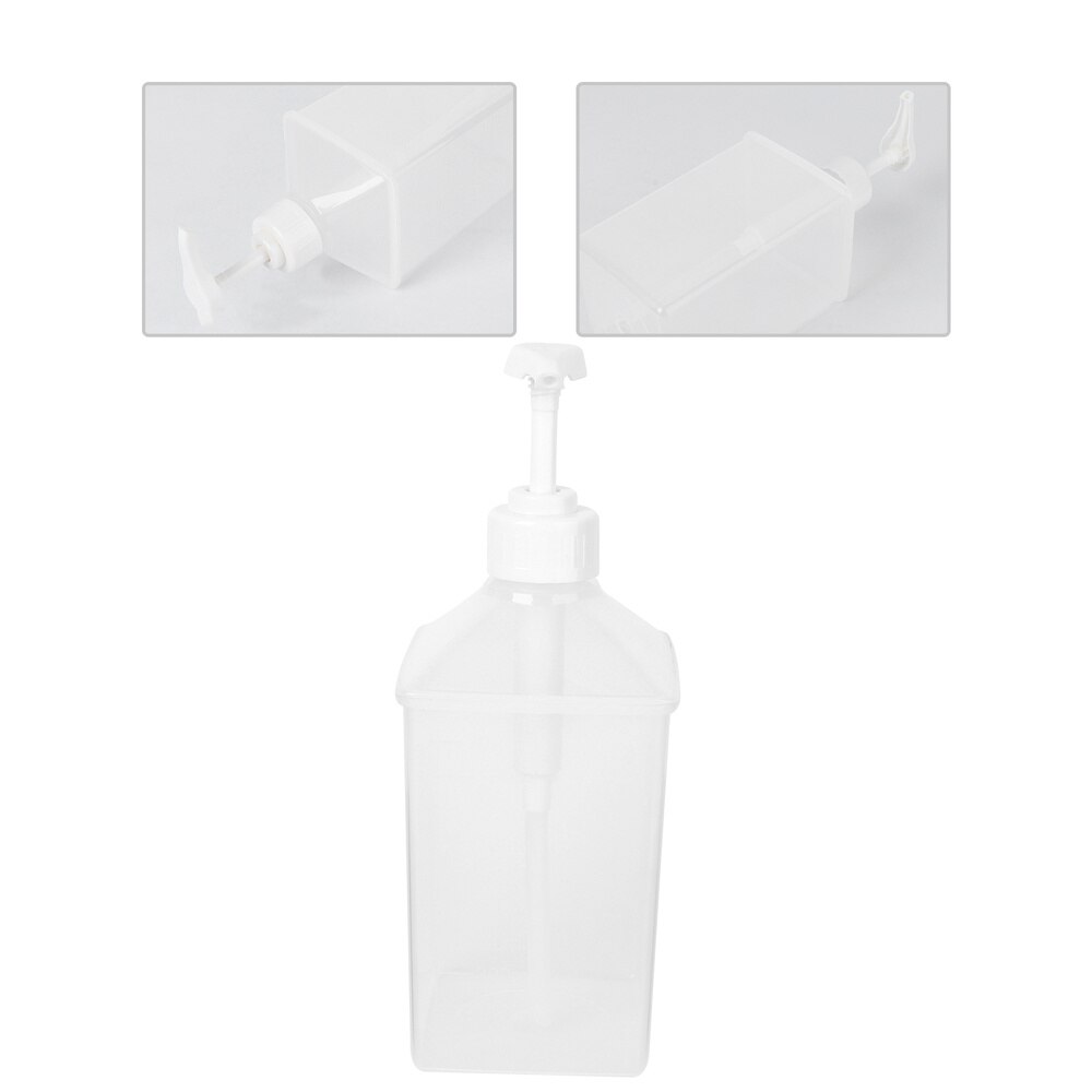 1100ml Syrup Dispenser Bottle Transparent Bottle Empty Liquid Container: Default Title
