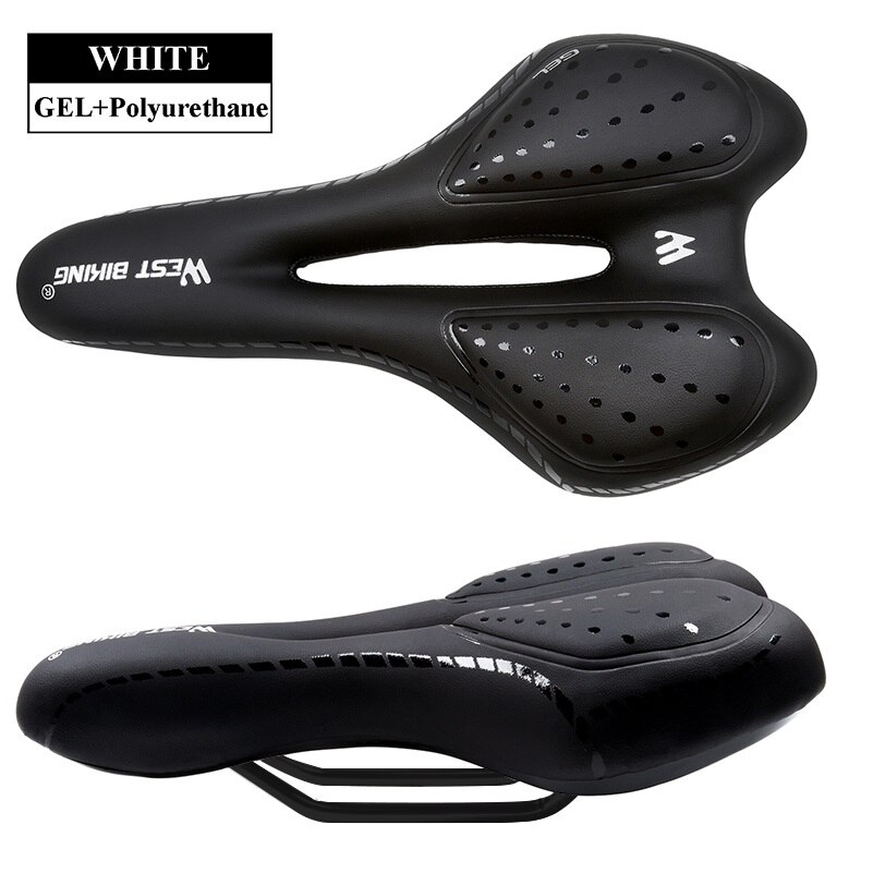 Selle De Vélo Confort - Noire - Universelle - Avec Poignées