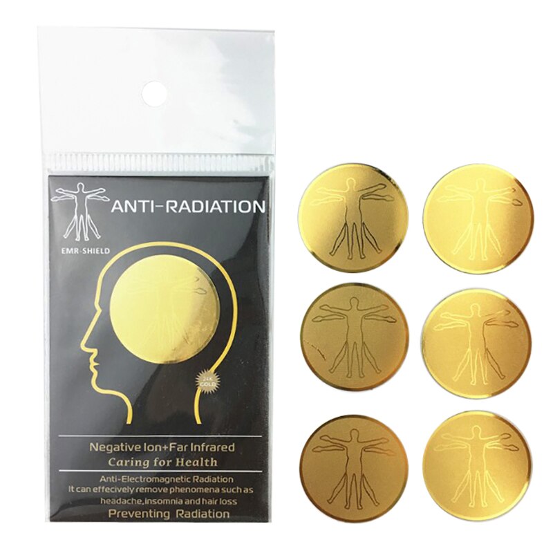 6 pièces Anti-rayonnement protecteur bouclier EMF Protection téléphone portable autocollant bloqueur pour les appareils électroniques