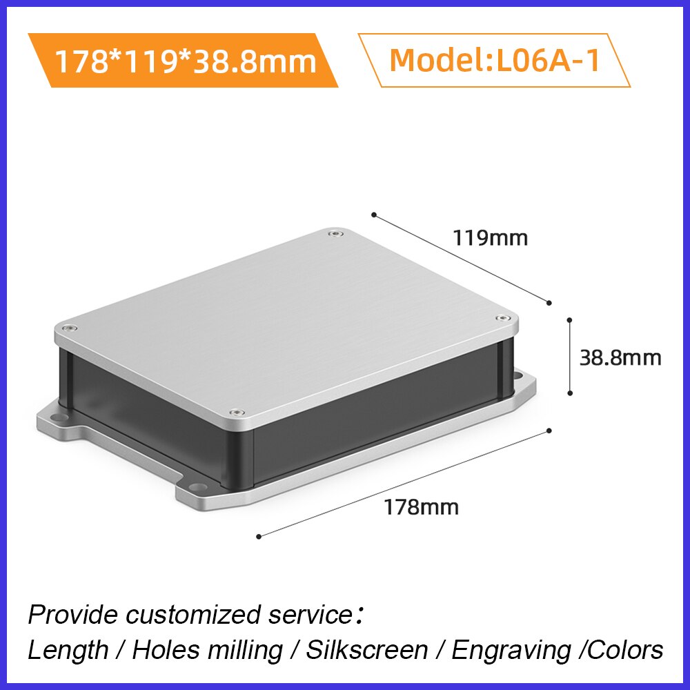 Yongu L06A 150-115 wodoodporna IP68 skrzynka sterownicza element elektroniczny przypadku aluminiowa obudowa
