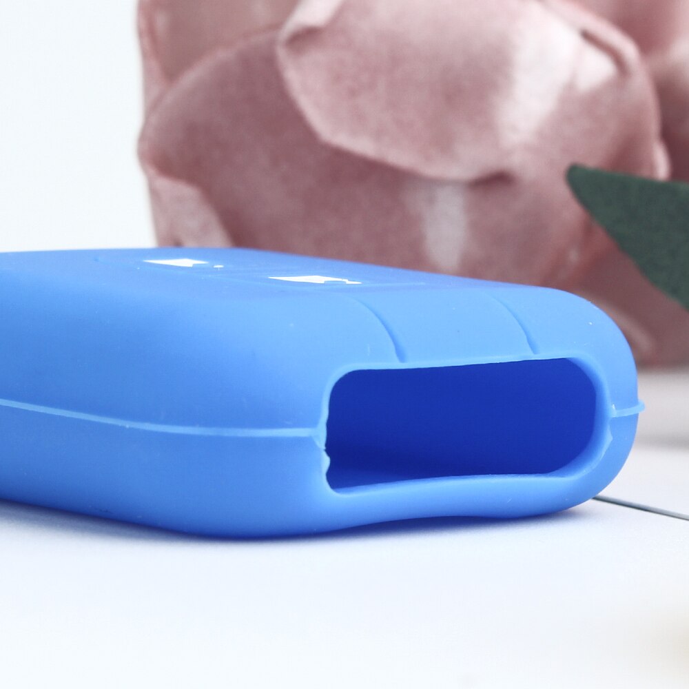 Dandkey siliconen sleutelhoes voor nissan qashqai micra navara almera note x-trail qashqai fob 2 knoppen afstandsbediening autosleutel styling