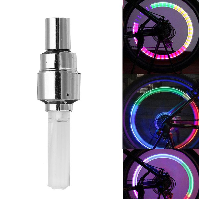 Xanes  wl04 vibratie inductie fietswiel licht mondstuk spaaklicht voor schrader ventielen woods ventielen fietsen zaklamp lantaarn