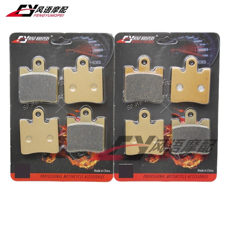 Motorcycle Front Rear Brake Pads For Yamaha FJR1300 FJR 1300 A AS AE 2006 XV 1900 XV1900 Midnight Star: 4 pair Front