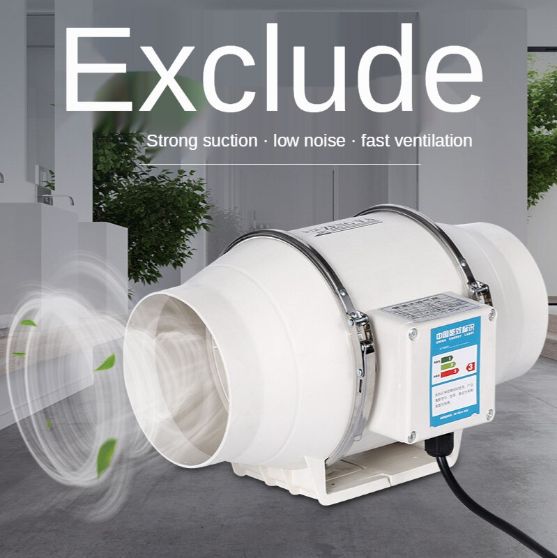 Pipe fan circular diagonal fan axial fan multi-mod... – Vicedeal
