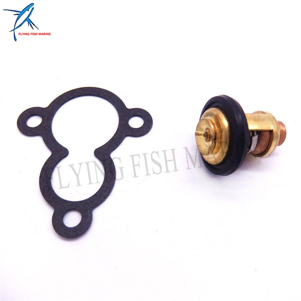 66M-12411-01 66M-12411-00 Thermostat und 67D-12414-A0 68D-E2414-A0 Dichtung für Yamaha 4hp 5hp 6hp 4-Hub F4A F4B F5A F6C