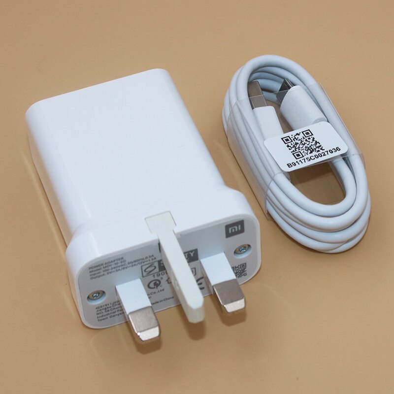 Xiaomi CC9 CC9E Lader Snel Opladen Power Muur Adapter Uk Plug Voor Mi 11 10 10T Pro Redmi note 10 9 Pro Max Type C Kabel: UK add Micro