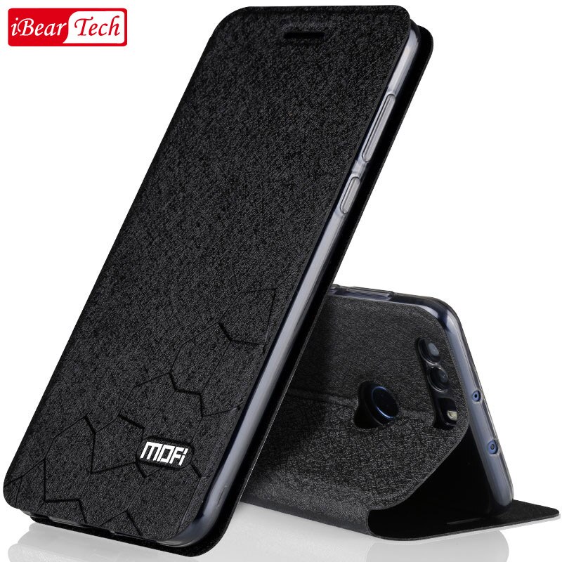 Flip Case Voor Huawei Honor 8 Case Stand Lederen Originele Pu Antiklopmiddelen Honor 8 Cover Smart Terug Fundas Silicon Honor8 coque Capa