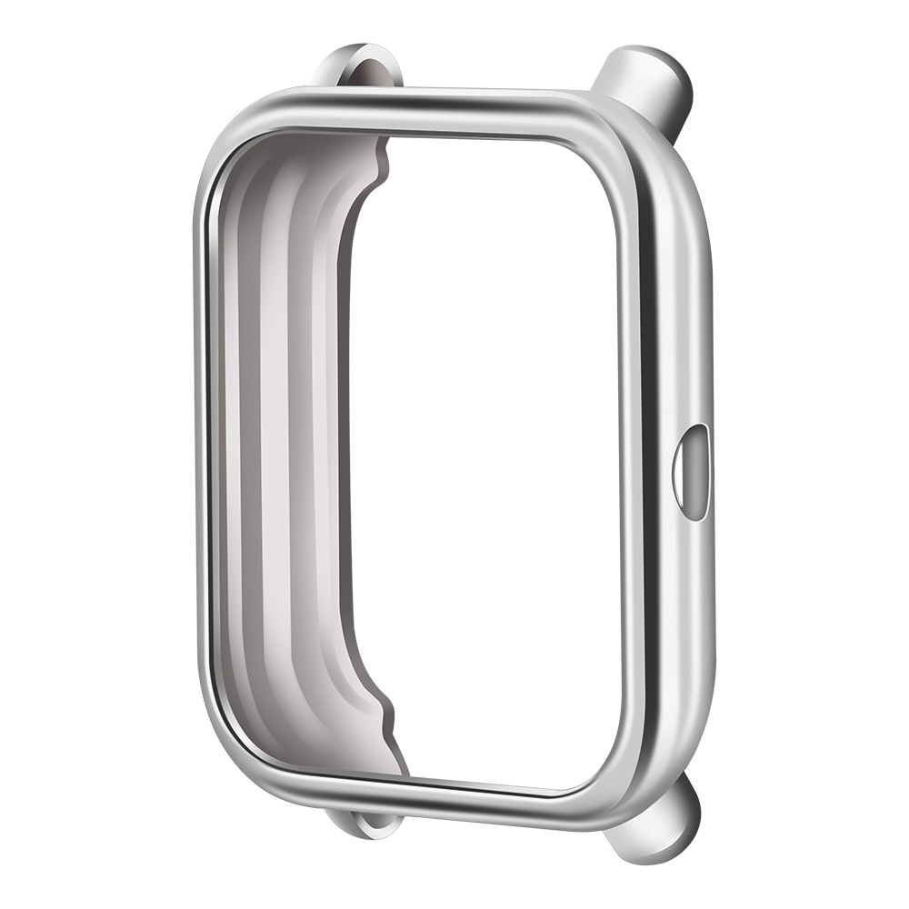 FIFATA poszycia miękkie etui TPU dla Huami Amazfit bip u pro case чехол Protector Shell dla Amazfit Bip U/Bip S/GTS 2 Mini zderzak: Srebrny / Amazfit Bip U