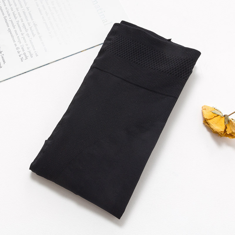 Herfst Vrouwen Big Size Panty Skin Zwart Grijs Kleur Kousen Meisjes Sexy Slanke Hoge Wasit Volledige Voet Panty Fit 45-75kgs: black