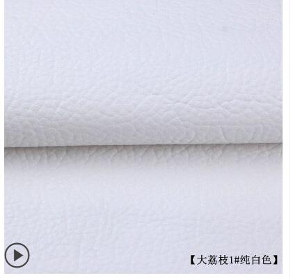 135x50cm PU lederen zelfklevende fix subsidies simulatie skin back sinds de kleverige rubber patch lederen sofa stoffen: white