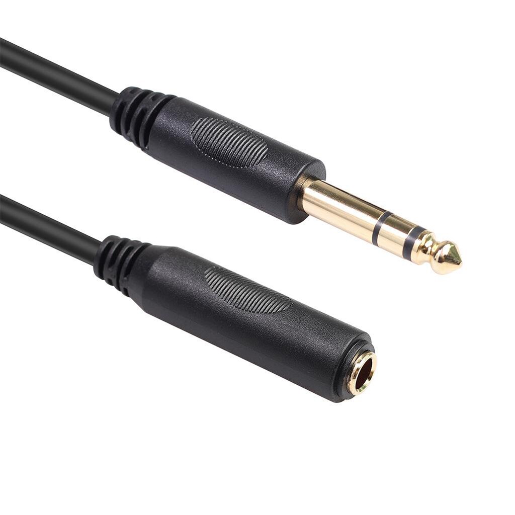 6.35mm Headphone Extension Cable 1/4' Male to TRS 1/4' Female Cord: 10ft
