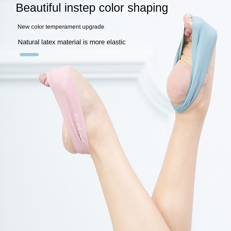 Allenamento di balletto premendo collo del piede fascia elastica fasciatura del piede formazione professionale bambino arti marziali pratica cavalletto cerchio danza