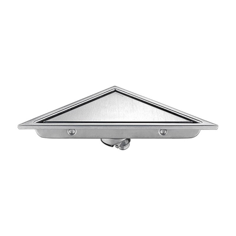 Stainless Steel Bathroom Anti-odor Floor Drainer Hidden Type Triangle Tile Insert Floor Waste Grates Shower Drain M25 21