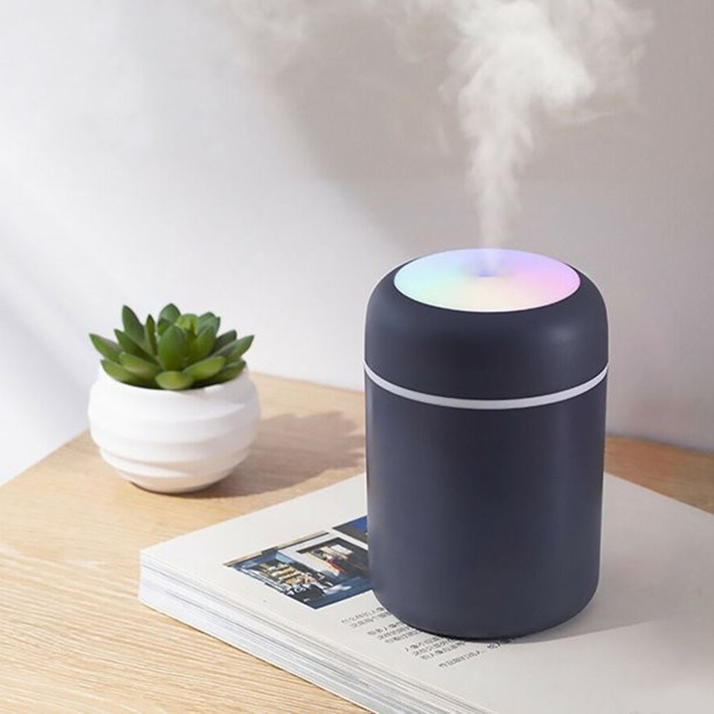 Mini Humidifier Bedroom Office Living Room Portable Low Noise Diffuser Atmosphere Light Mist Sprayer Humidifier